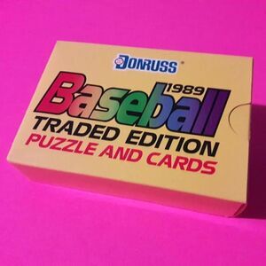 1989 DONRUSS Baseball Traded Edition. Complete Set In Factory Cello Wrap